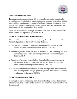 Team Travel Policy