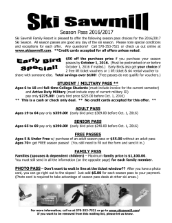 Season Pass 2016/2017