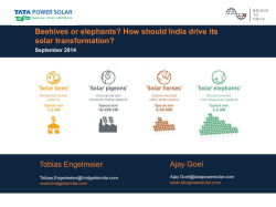 Cost of power from large scale solar is already at