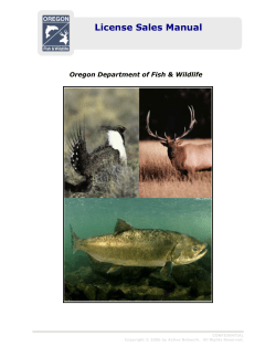 License Sales Manual