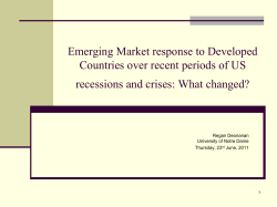 Emerging Market Response to Developed