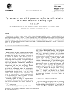 Eye movements and visible persistence explain the mislocalization