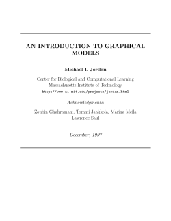 an introduction to graphical models