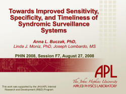 Timeliness of Detection SVM Specificity