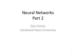 NeuralNets2 - Cleveland State University