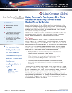 Highly Successful Contingency Firm Finds Relief and Cost Savings