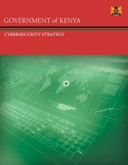 The Government of Kenya is committed to the safety, security, and