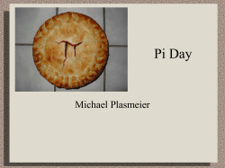 Pi Day - ThePlaz.com