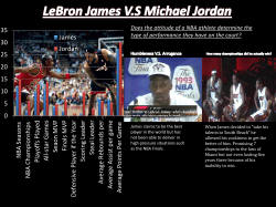 LeBron James VS Michael Jordan