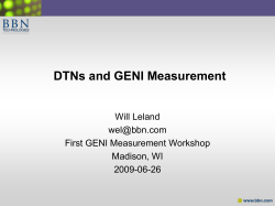 Ad-Hoc Networks For Robots