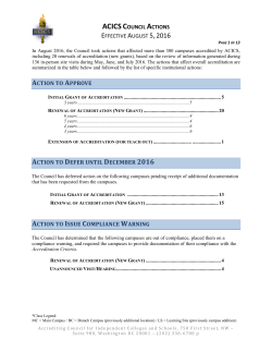 acicscouncil actions effective august 5, 2016 action to approve