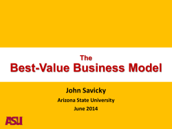Best-Value Business Model