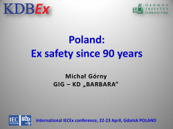 Poland: Ex safety since 90 years