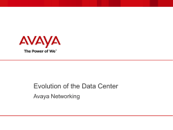 Evolution in the Data Center