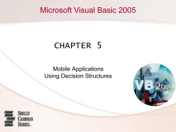 Microsoft Visual Basic 2005 for Windows and Mobile Applications