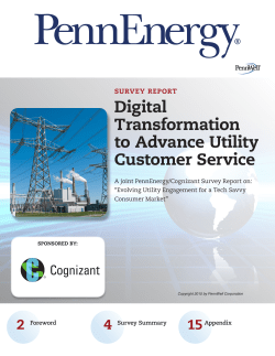 Digital Transformation to Advance Utility Customer Service