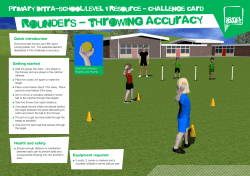 Rounders - throwing accuracy