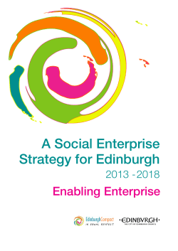A Social Enterprise Strategy for Edinburgh