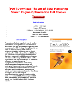 The Art of SEO: Mastering Search