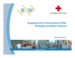 Engaging with Communities at Risk: Strategies and Best Practices