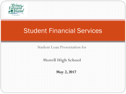 2017 Student Loans Information
