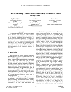 A Multi-item Fuzzy Economic Production Quantity Problem with