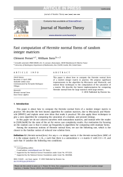 Fast computation of Hermite normal forms of random