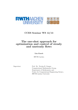 The one-shot approach for optimization and control of