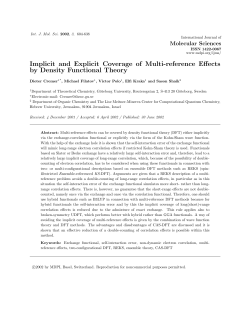 Implicit and Explicit Coverage of Multi-reference Effects