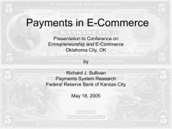 Payments in E