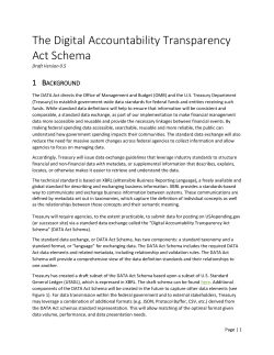 (DATA Act Schema). - Federal Spending Transparency