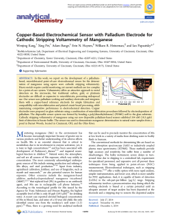Copper-Based Electrochemical Sensor with Palladium Electrode for