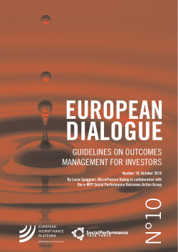 guidelines on outcomes management for investors