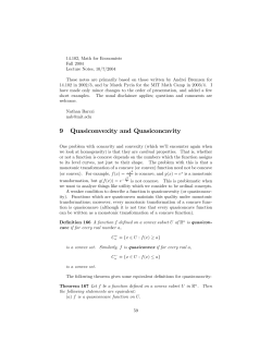9 Quasiconvexity and Quasiconcavity