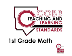 Grades K-2 Key: MGSE = Mathematics Georgia