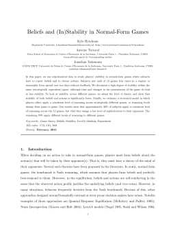 Beliefs and (In)Stability in Normal-Form Games