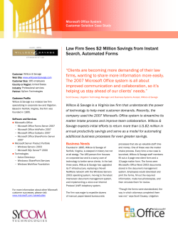 Law Firm Sees $2 Million Productivity Savings from Instant Search