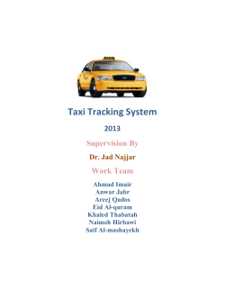 The Document (Taxi Tracking)