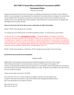2017 GMIT Rules - GMIT Border Battle