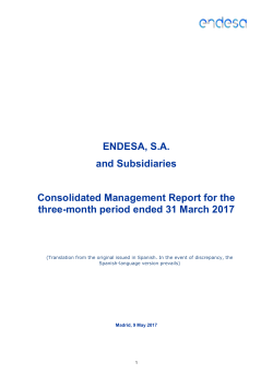 ENDESA, SA and Subsidiaries Consolidated