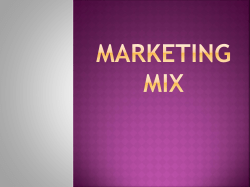 Marketing mix