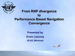 ICAO View RNAV and RNP Lassooij - coscap-na