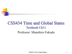 Time and Global States
