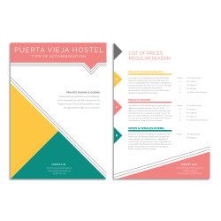Brochure Prices Regular Season