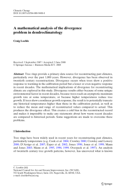 A mathematical analysis of the divergence problem in