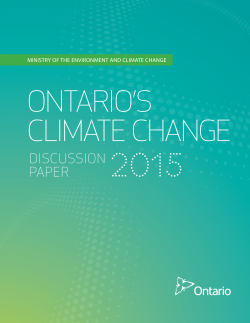 Climate Change Discussion Paper