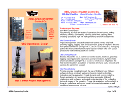 ABEL Engineering/Well Control Company