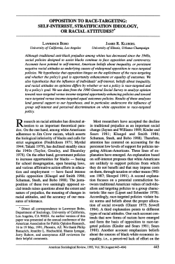 Opposition to Race-Targeting