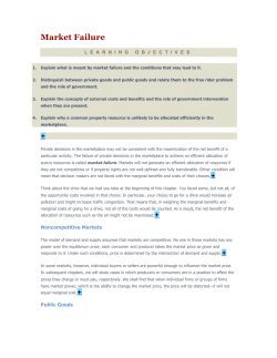 Market Failure - Saylor Academy