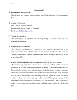 Innovation-04 1. Brief Name of the innovation : Multiple node pair